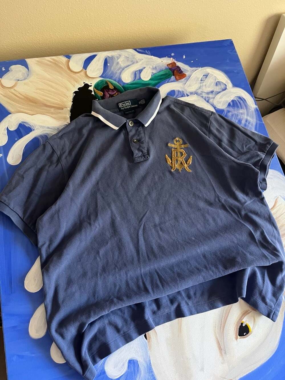 Polo by Ralph Lauren Custom Fit Anchor Logo Polo Shirt XL